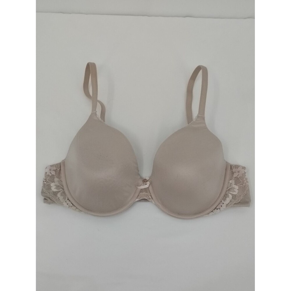 Victoria's Secret Nude T-Shirt Bra Body By Victoria Lined Perfect Coverage 38C